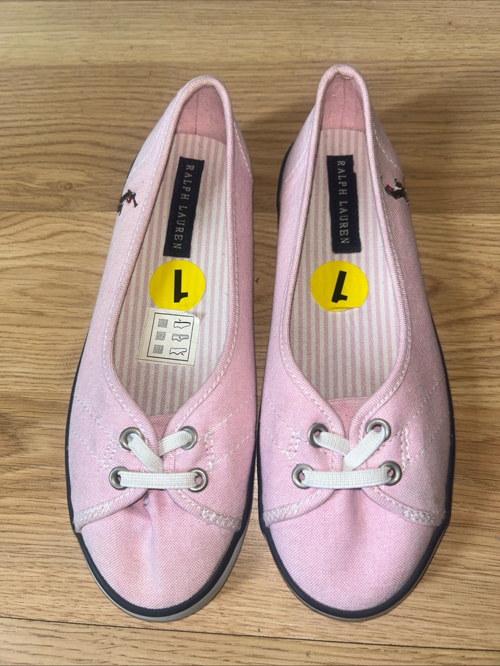 Ralph Lauren Pink Ballet Flats